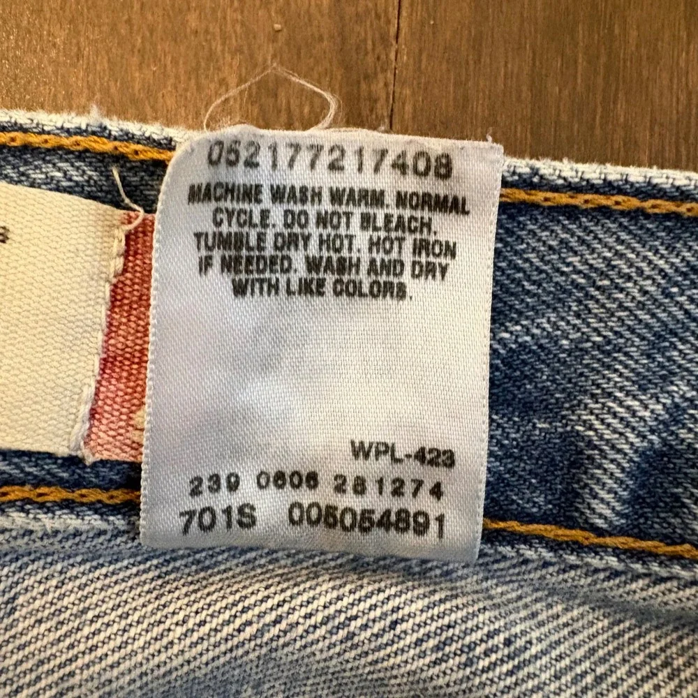 Y2K Levi's 505 Regular Fit Jeans Mens 36x32 Light Wash Straight‎ Leg 100% Cotton